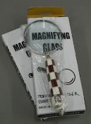 Two magnifying glasses