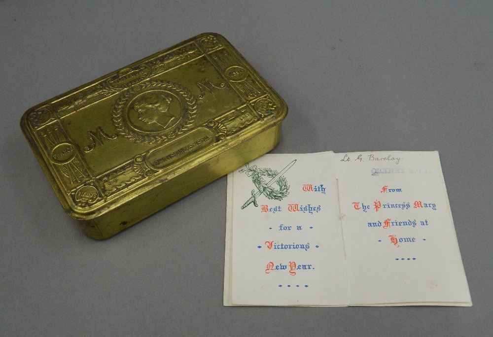 A Princess Mary 1914 Christmas tin