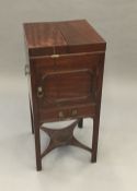 Two 19th century mahogany nightstands