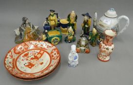 A quantity of Japanese pottery and porcelain