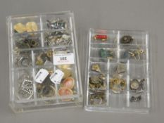 A large quantity of various earrings,