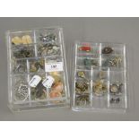 A large quantity of various earrings,