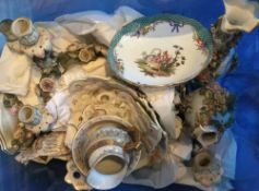 A large quantity of miscellaneous china and glass,