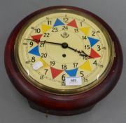 A fusee dial clock