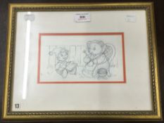 CHRIS COLE, Original Noddy Illustrations, pencil and ink on paper,