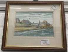 EVI J CARMICHAEL, Scottish, The Promenade Portobello Edinburgh, watercolour,