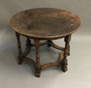 An early 20th century coffee table