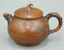 A Yixing teapot