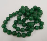 A string of jade beads