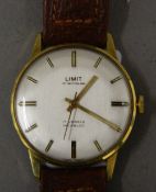 A 1960s Limit gentleman's wristwatch