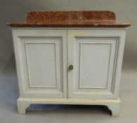 A Victorian marble topped washstand