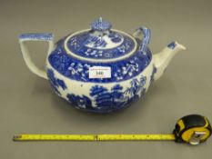 A Copelands Spode Tower pattern oversized teapot