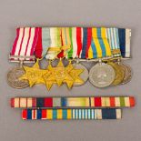 A set of medals awarded to KX85615 L.S.