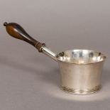 A Queen Anne silver brandy warmer, probably hallmarked for London 1709,