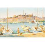 ERIC BRUCE MCKAY (1907-1989) British (AR) Le Port de Cannes Oil on canvas, signed, framed.