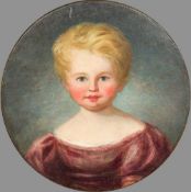 ENGLISH SCHOOL (19th century) Portrait of Harry Alfred King, Aged 2 Oil on panel,