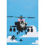 After BANKSY (born 1974) British Happy Choppers Limited edition print by West Country Prince,