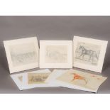 LIONEL HAMILTON-RENWICK (1917-2003) British (AR) A collection of various Equestrian sketches