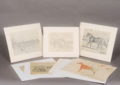 LIONEL HAMILTON-RENWICK (1917-2003) British (AR) A collection of various Equestrian sketches