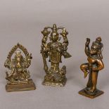 A small bronze figure of Hanuman Modelled standing;