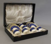 A cased Crown Devon coffee set