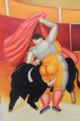 Bullfighter, signed SMITH. 61 x 91.5 cm.