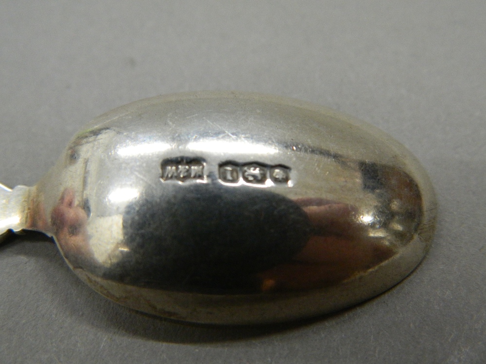 A silver Artists Rifles spoon. 11.5 cm long (13.8 grammes). - Image 2 of 2