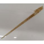 A jade hairpin. 23.75 cm long.