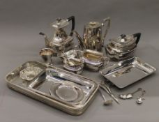 A quantity of silver plate