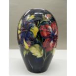 A large ovoid Moorcroft vase. 17.5 cm high.