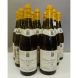 Nine bottles of 1999 Olivier Leflaive Les Referts Puligny Montrachet 1er Cru