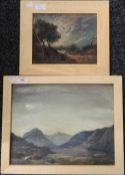 GEORGE GRAINGER SMITH RCA (1892-1961) British, Mountainous Landscape, oil on board, signed,