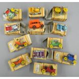 A set of twelve boxed Charbens Miniature Old Timers Series die cast vehicles