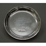 A small silver pin tray. 3.