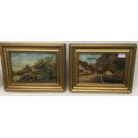 J DUCK (19th/20th century) English, Cheddar, circa 1908, oil on board, signed,