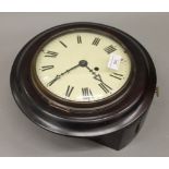 A fusee dial clock. 30 cm diameter.