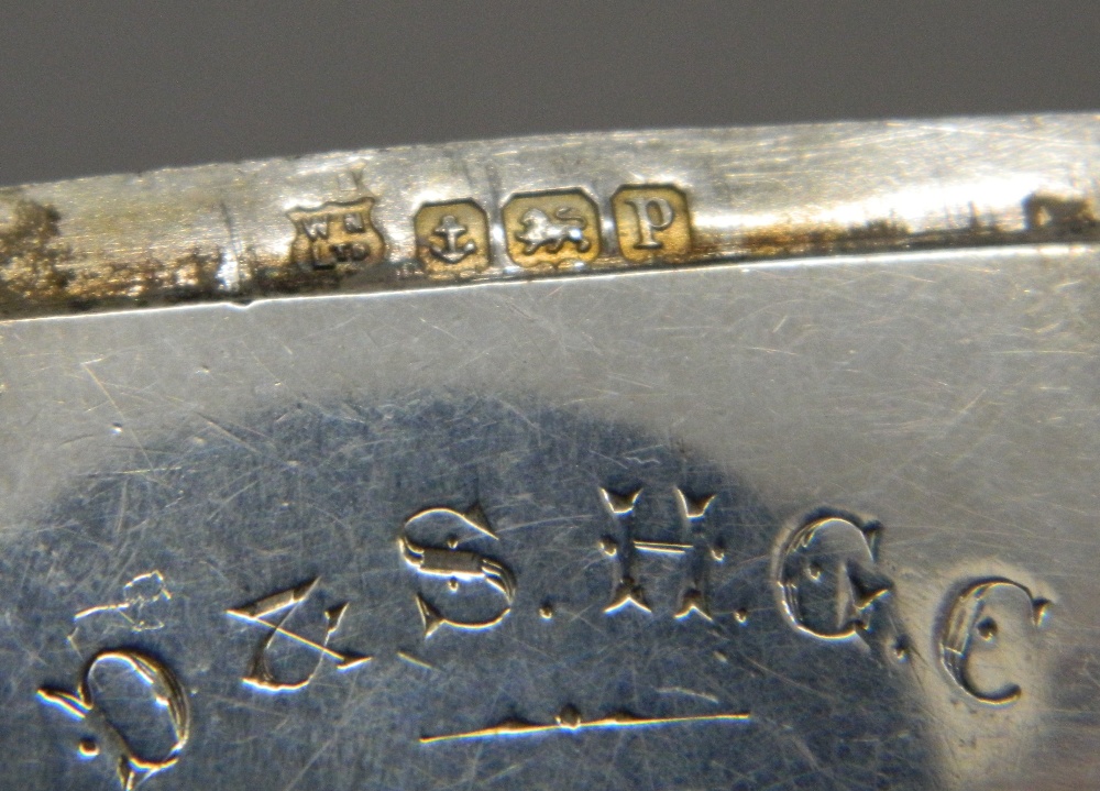 A silver vesta, inscribed D & S HGC, 18 HOLE PRIZE, JUNE 26th 1915. 5.5 cm high (24.7 grammes). - Image 2 of 2