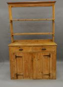 A Victorian pine dresser. 120 cm wide.