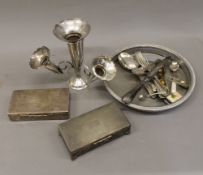 A small quantity of silver plate