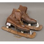 A pair of fen skates
