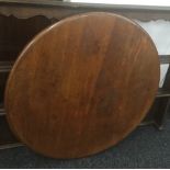 A Victorian mahogany tilt top breakfast table. 105 cm diameter.