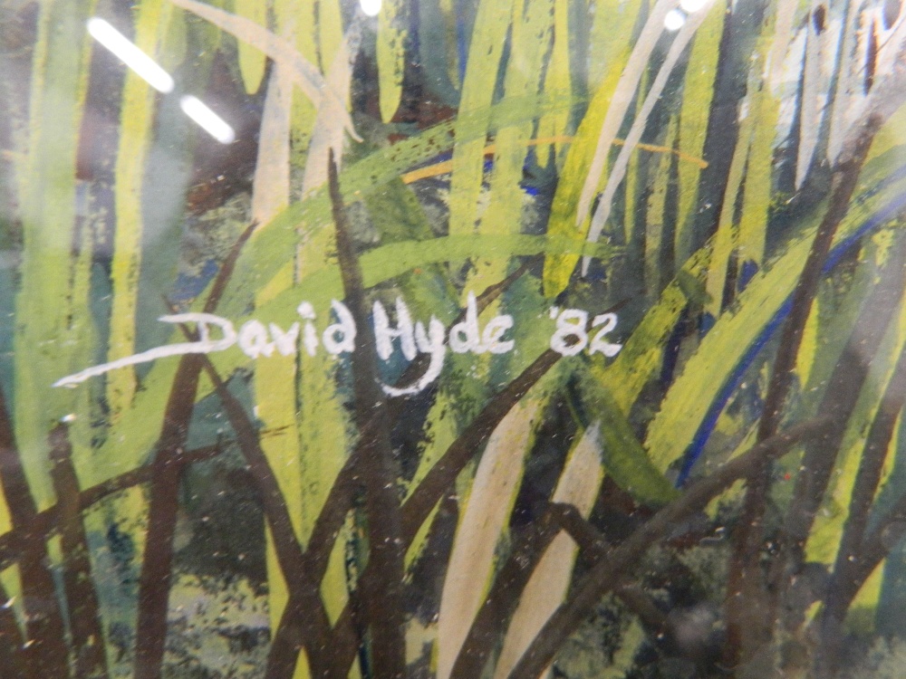 DAVID HYDE (20th/21st century) British, St Ives Bridge, Cambridgeshire, watercolour, - Image 2 of 2