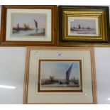 LESLIE LAING, Three Norfolk prints (Halvergate Marshes,