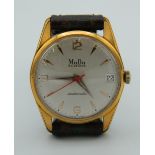 A Mudu Doublematic wristwatch