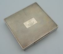 A silver cigarette box. 8.