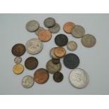 A quantity of coins,