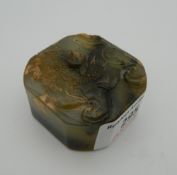A Chinese jade seal