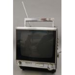 A boxed Sony First Portable Transistor TV. The box 32 cm high.