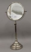 A vintage double sided shaving mirror. 45 cm high.