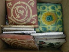 A collection of Victorian tiles